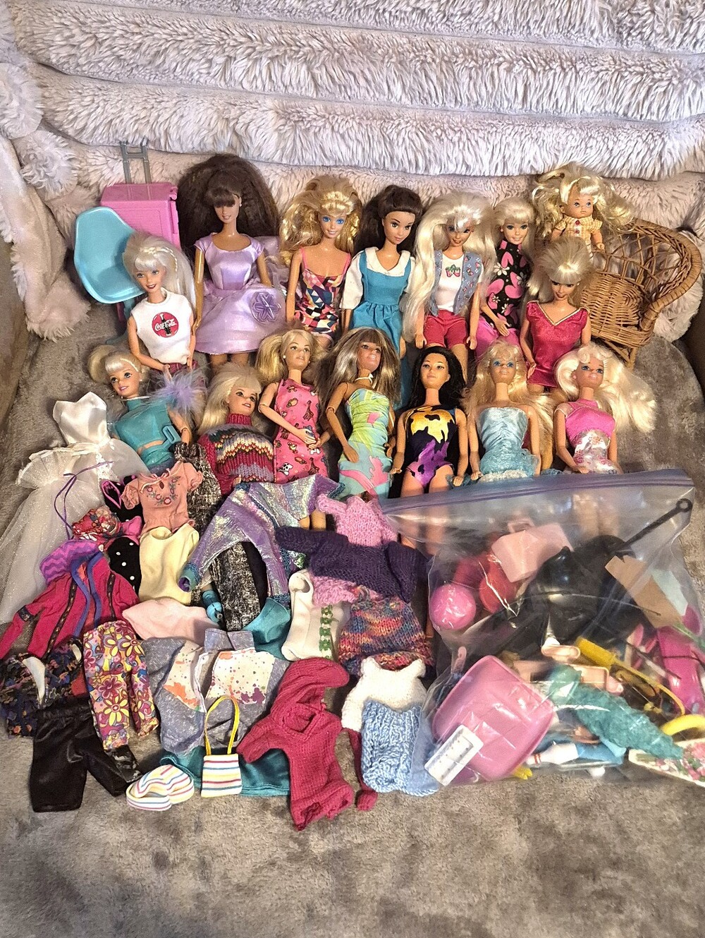 Large Barbie Lot